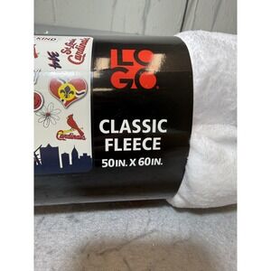 St Louis Cardinals MLB Logo Brands Classic Fleece Throw Blanket 50x60 527-23-63